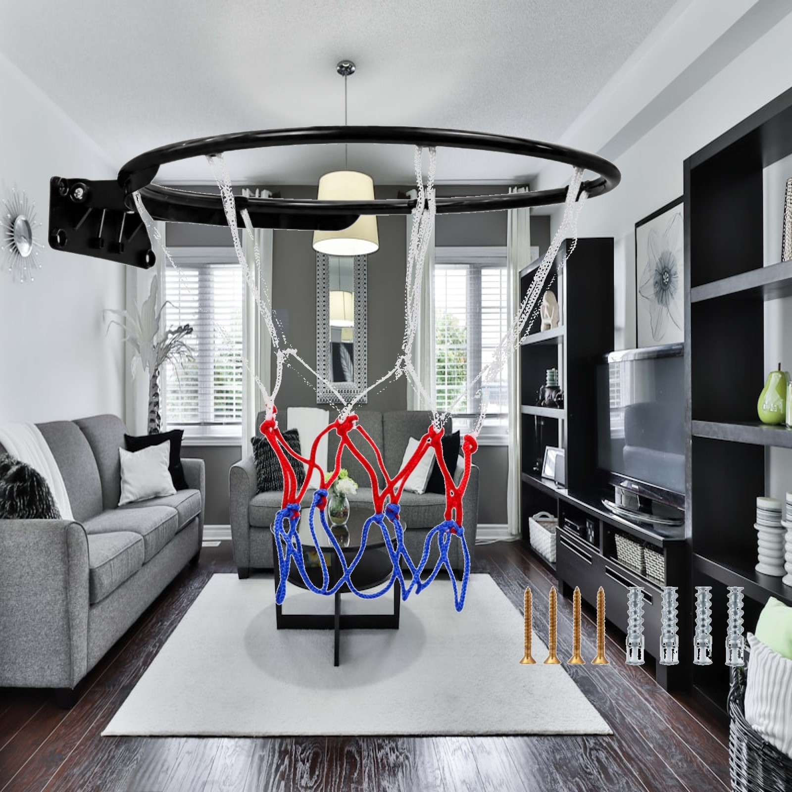 Wall-Mounted Basketball Hoop C - Basketball Hoop recension och pris