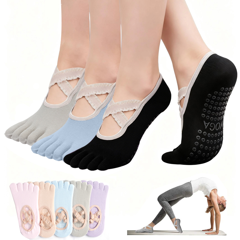 Ladies Non-Slip Pilates Socks  - Yoga Mat recension och pris
